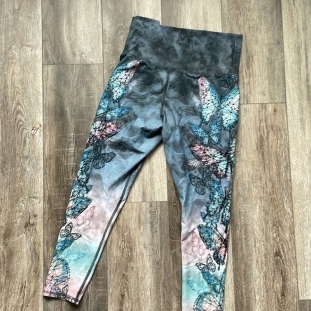 Evolution and Creation leggings work out butterfly excercise size Medium